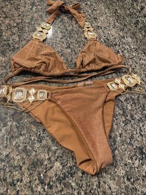 Beach Bunny JAZMINE Bronze Bikini